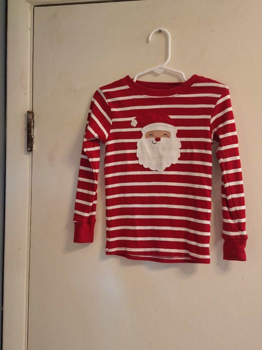 Santa red and white top 4T carter's